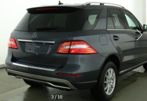 lhd car MERCEDES ML CLASS (01/03/2015) - 